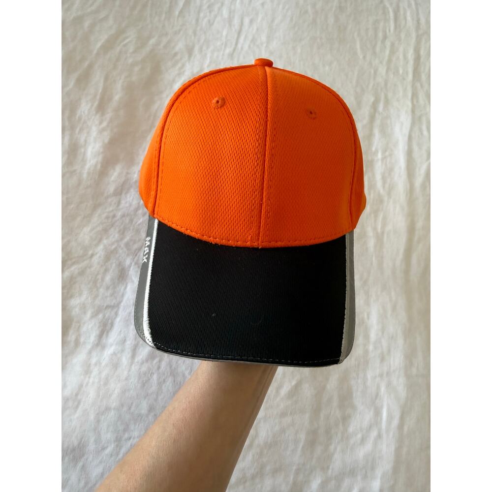 Max Hi-Viz | Orange Black Work Baseball Hat Cap | NWOT